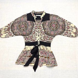Alice & Trixie‎ Women’s 3/4 Sleeve Silk Blend Top Size Medium